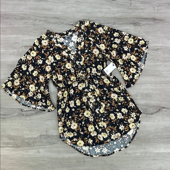 ☀️RIP CURL☀️ SUNSET HAZE LONG KIMONO COVER UP - Picture 2 of 14